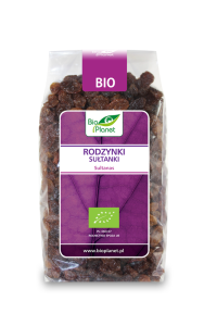 RODZYNKI SUŁTANKI BEZGLUTENOWE BIO 400 g - BIO PLANET