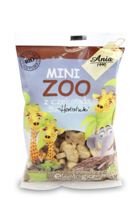 CIASTKA Z CZEKOLADĄ MINI JUNGLE BIO 100 g - BIO ANIA