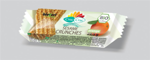 SEZAMKI POMARAŃCZOWE BIO 22,5 g - CROC-CRAC (BIOVERI)