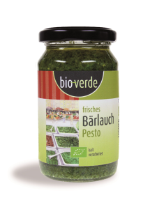 PESTO Z CZOSNKU NIEDŹWIEDZIEGO BIO 165 g - BIO VERDE