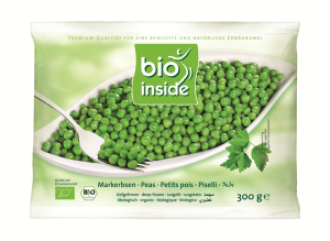 GROSZEK ZIELONY MROŻONY BEZGLUTENOWY BIO 300 g - BIO INSIDE