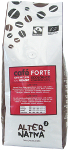 KAWA ZIARNISTA ARABICA/ROBUSTA FORTE FAIR TRADE BIO 500 g - ALTERNATIVA