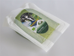 SER ŻÓŁTY DOJRZEWAJĄCY Z ZIOŁOWYM PESTO (50 % TŁUSZCZU W SUCHEJ MASIE) BIO 200 g - HOOIDAMMER