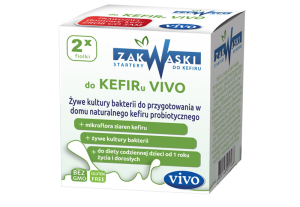 ŻYWE KULTURY BAKTERII DO KEFIRU BEZGLUTENOWE 1 g (2 FIOLKI) - VIVO