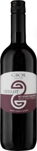 WINO GIOL MERLOT BEZ DODATKU SIARCZYNÓW CZERWONE WYTRAWNE BIO 0,75 L (WŁOCHY)