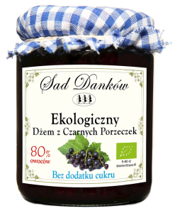 CZARNA PORZECZKA 80 % BIO 260 g - SAD DANKÓW