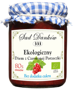 CZERWONA PORZECZKA 80 % BIO 260 g - SAD DANKÓW