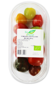 POMIDORY KOKTAJLOWE MIX ŚWIEŻE BIO (około 0,25 kg)