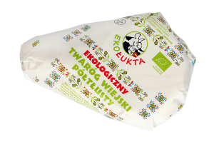 TWARÓG WIEJSKI KLINEK PÓŁTŁUSTY BIO (około 0,30 kg) - EKO ŁUKTA