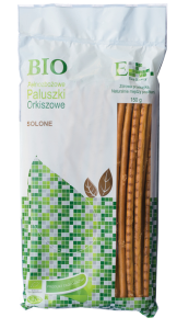 PALUSZKI ORKISZOWE PEŁNOZIARNISTE SOLONE BIO 150 g - ENVOY