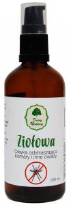 OLIWKA ODSTRASZAJĄCA KOMARY I INNE OWADY ZIOŁOWA 100 ml - DARY NATURY