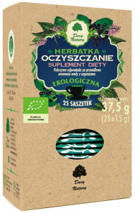 HERBATKA OCZYSZCZENIE BIO (25 x 1,5 g) 37,5 g - DARY NATURY