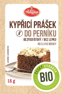 PROSZEK DO PIECZENIA Z PRZYPRAWĄ DO PIERNIKA BEZGLUTENOWY BIO 18 g - AMYLON