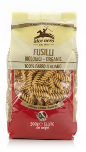 MAKARON (ORKISZOWY) FUSILLI BIO 500 g - ALCE NERO