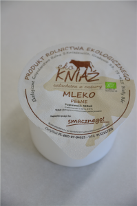 MLEKO ŚWIEŻE PEŁNE 400 ml - KNIAŹ (NA ZAMÓWIENIE)