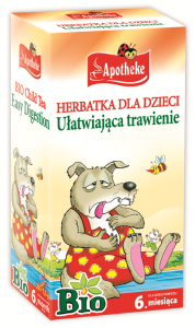 HERBATKA DLA DZIECI - NA TRAWIENIE BIO (20 x 1,5 g) 30 g - APOTHEKE