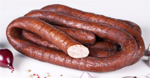 KIEŁBASA SWOJSKA PIECZONA BIO (około 0,45 kg) - WASĄG (NA ZAMÓWIENIE)