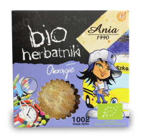 HERBATNIKI OKRĄGŁE BIO 100 g - BIO ANIA