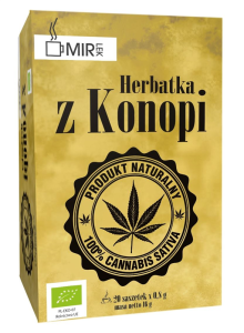 HERBATKA Z KONOPI BIO (20 x 0,8 g) - MIR-LEK