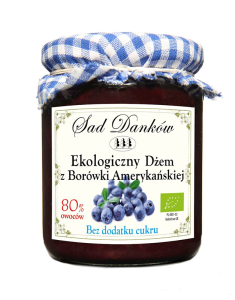 BORÓWKA AMERYKAŃSKA 80 % BIO 260 g - SAD DANKÓW