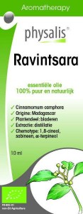 OLEJEK ETERYCZNY CYNAMONOWIEC KAMFOROWY (RAVINTSARA) BIO 10 ml - PHYSALIS