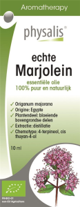 OLEJEK ETERYCZNY MAJERANEK (MARJOLAINE) BIO 10 ml - PHYSALIS