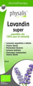 OLEJEK ETERYCZNY LAWENDA POŚREDNIA (LAVANDIN SUPER) BIO 10 ml - PHYSALIS
