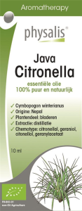 OLEJEK ETERYCZNY CITRONELLA (CYTRONELLA) BIO 10 ml - PHYSALIS