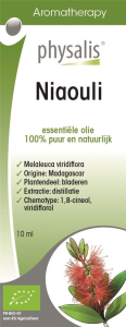 OLEJEK ETERYCZNY Z NIAOULI (MELALEUCA VIRIDIFLORA) EKO 10 ml - PHYSALIS