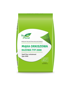 MĄKA ORKISZOWA RAZOWA TYP 2000 BIO 1 kg - BIO PLANET