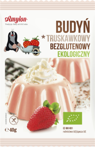 BUDYŃ TRUSKAWKOWY BEZGLUTENOWY BIO 40 g - AMYLON