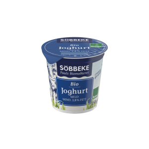 JOGURT NATURALNY (3,8 % TŁUSZCZU W MLEKU) BIO 150 g - SOBBEKE