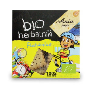 HERBATNIKI PROSTOKĄTNE BIO 100 g - BIO ANIA