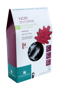 ALGI MORSKIE SUSZONE - NORI PŁATKI BIO 25 g - PORTO MUINOS