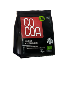 DAKTYLE W SUROWEJ CZEKOLADZIE BIO 70 g - COCOA