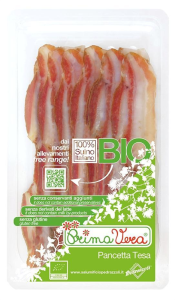 BOCZEK (PANCETTA) PLASTRY BEZGLUTENOWY BIO 70 g  - PRIMAVERA