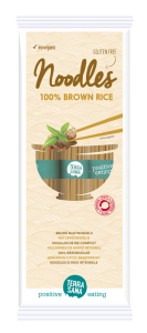 MAKARON (RYŻOWY RAZOWY TYPU NOODLE) BEZGLUTENOWY BIO 250 g - TERRASANA