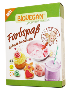 BARWNIKI SPOŻYWCZE BEZGLUTENOWE BIO (6 x 8 g) 48 g - BIO VEGAN