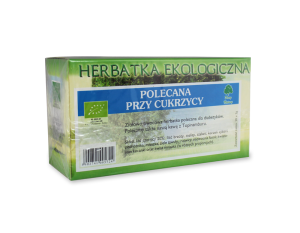 HERBATKA POLECANA PRZY CUKRZYCY BIO (25 x 2 g) 50 g - DARY NATURY