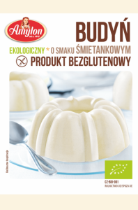 BUDYŃ ŚMIETANKOWY BEZGLUTENOWY BIO 40 g - AMYLON