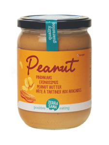 KREM Z PRAŻONYCH ORZESZKÓW ZIEMNYCH BIO 500 g - TERRASANA