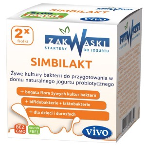 ŻYWE KULTURY BAKTERII DO JOGURTU PROBIO BEZGLUTENOWE 2 g (2 FIOLKI) - VIVO