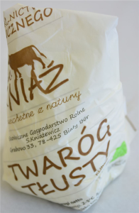 TWARÓG TŁUSTY (około 0,30 kg) - KNIAŹ (NA ZAMÓWIENIE)