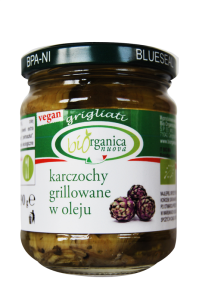 KARCZOCHY GRILLOWANE W OLEJU BIO 190 g (SŁOIK) - BIO ORGANICA ITALIA