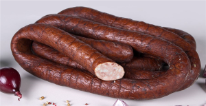 KIEŁBASA SWOJSKA PIECZONA BIO (około 1,50 kg) - WASĄG (NA ZAMÓWIENIE)
