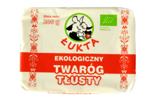 TWARÓG TŁUSTY BIO 200 g - EKO ŁUKTA