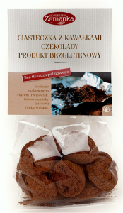 CIASTKA Z KAWAŁKAMI CZEKOLADY BEZGLUTENOWE BIO 100 g - ZEMANKA