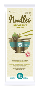 MAKARON (RYŻOWY RAZOWY TYPU NOODLE Z WAKAME) BEZGLUTENOWY BIO 250 g - TERRASANA