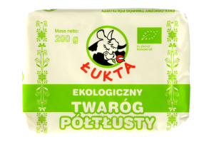 TWARÓG PÓŁTŁUSTY BIO 200 g - EKO ŁUKTA
