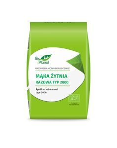 MĄKA ŻYTNIA RAZOWA TYP 2000 BIO 1 kg - BIO PLANET
